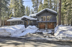 Tahoe City Retreat with Deck, 1 Mi to Beach!